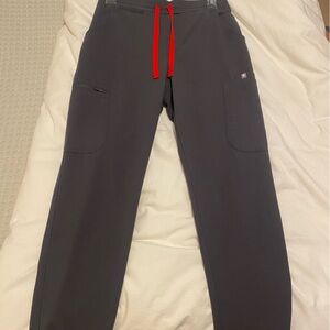 FIGS Yola scrub pant Dark Grey